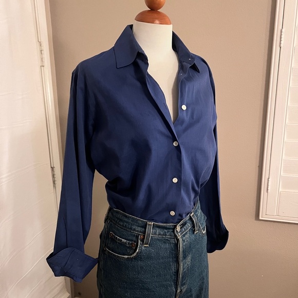 Vintage Carlie’s Court 100% Cotton Classic Button Down - Picture 3 of 4